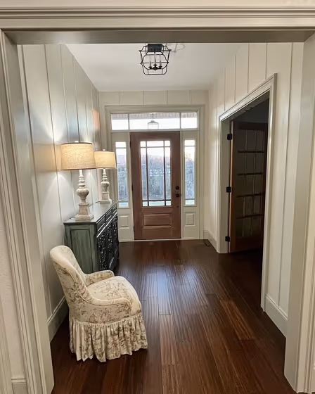 Sherwin Williams Neutral Ground hallway color review