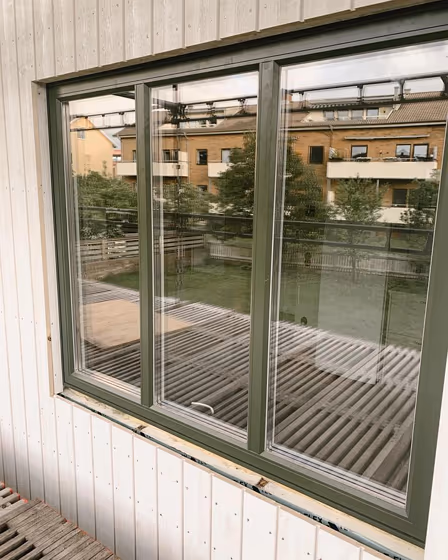 RAL Classic Olive green RAL 6003 window