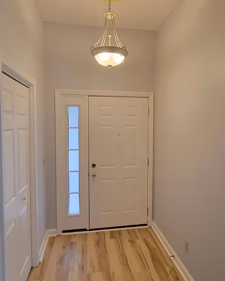 Olympus White Hallway