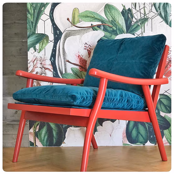 RAL Classic Orient red RAL 3031 painted furniture