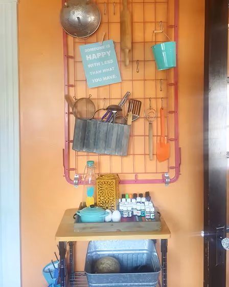 Sherwin Williams Outgoing Orange wall paint