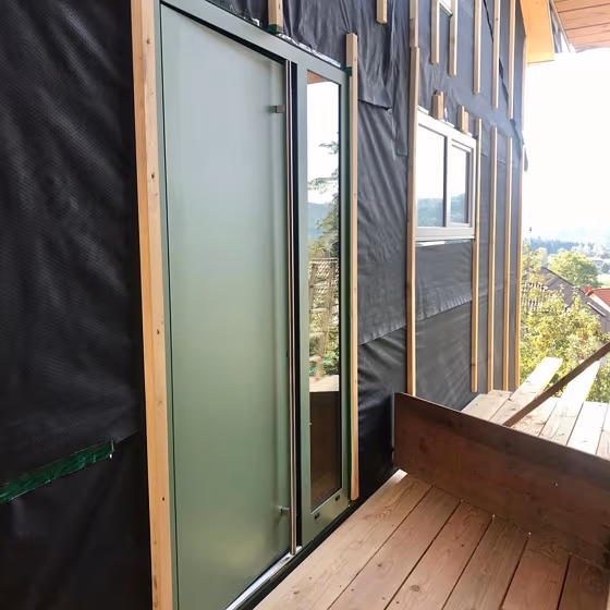 RAL Classic Pale Green RAL 6021 front door