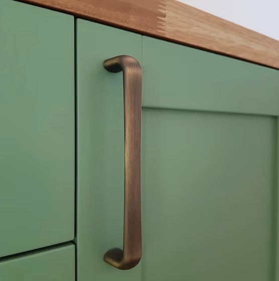 RAL Classic Pale Green RAL 6021 kitchen cabinets