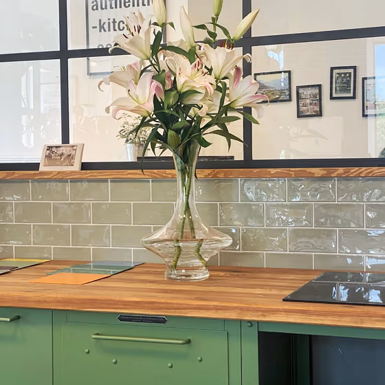 RAL Classic Pale Green RAL 6021 kitchen cabinets