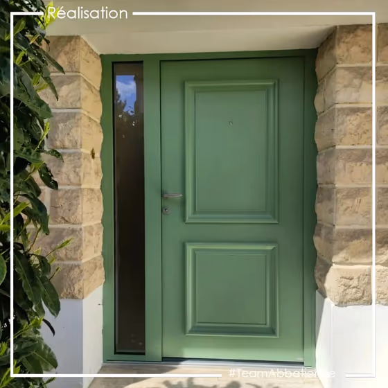 RAL Classic Pale Green RAL 6021 front door