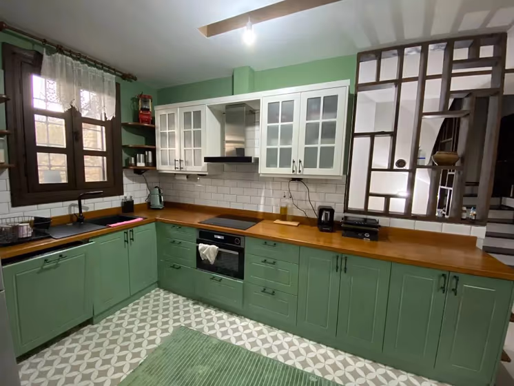 RAL Classic Pale Green RAL 6021 kitchen cabinets