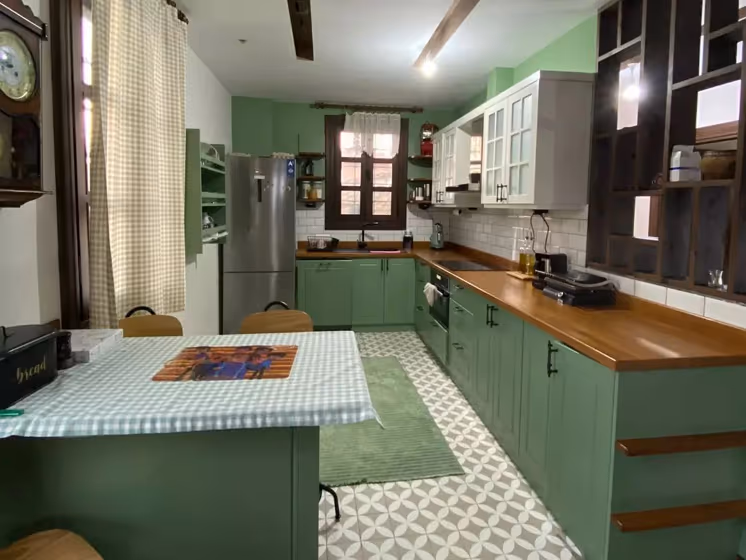 RAL Classic Pale Green RAL 6021 kitchen cabinets