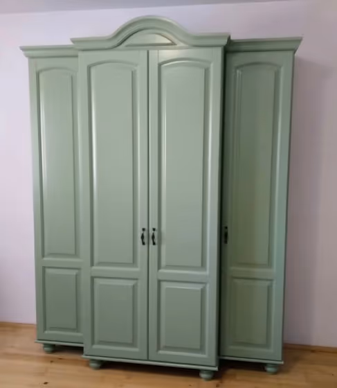 RAL Classic Pale Green RAL 6021 painted dresser