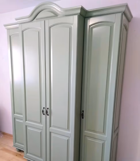 RAL Classic Pale Green RAL 6021 painted dresser