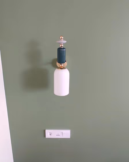 RAL Classic Pale Green RAL 6021 living room