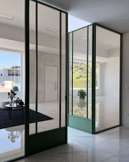 RAL Classic Pale Green RAL 6021 living room