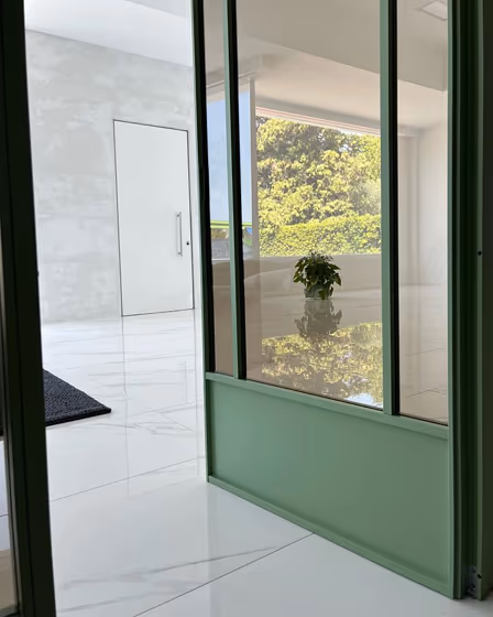 RAL Classic Pale Green RAL 6021 living room