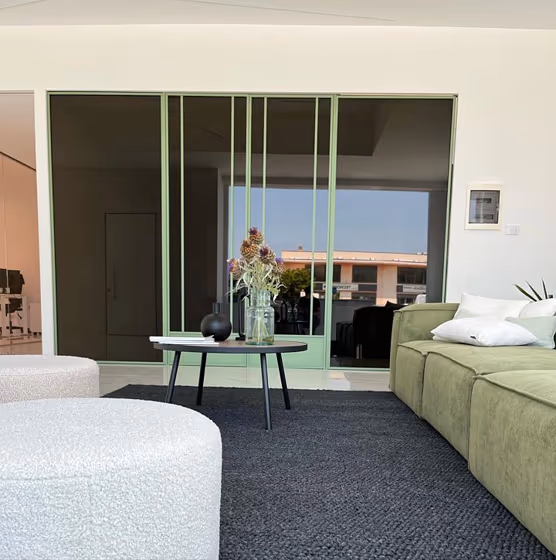 RAL Classic Pale Green RAL 6021 living room