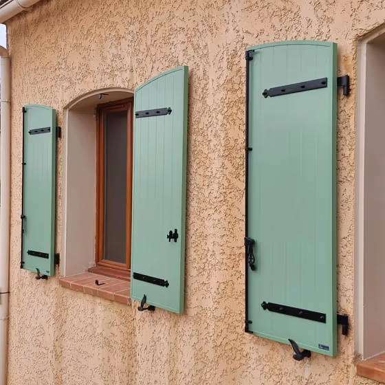 RAL Classic Pale Green RAL 6021 windows shutters blind exterior