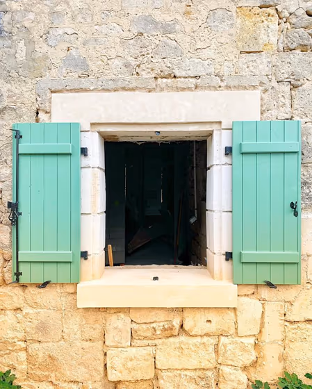 RAL Classic Pale Green RAL 6021 window shutters blind exterior