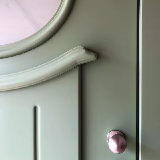 RAL Classic Pale Green RAL 6021 front door