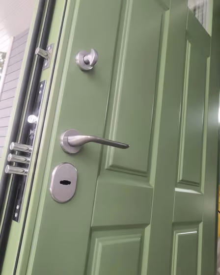 RAL Classic Pale Green RAL 6021 front door