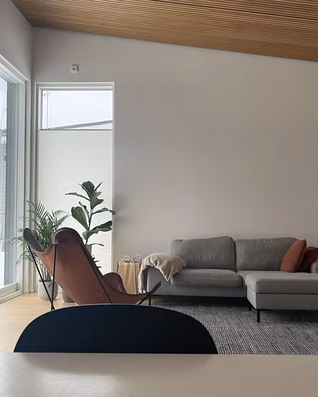 Tikkurila Paper F497 living room