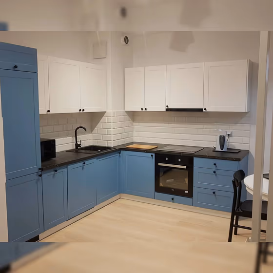 Pastel blue RAL 5024 kitchen