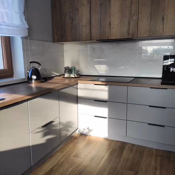 RAL Classic Platinum grey RAL 7036 kitchen