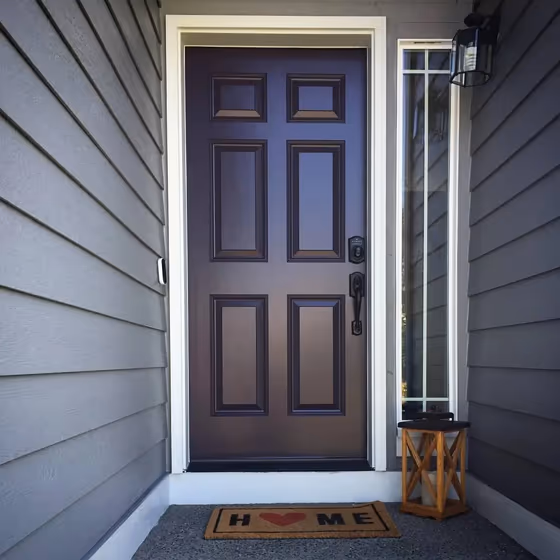 Sherwin Williams Plum Brown front door color