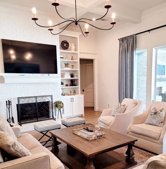 Pure White Living Room