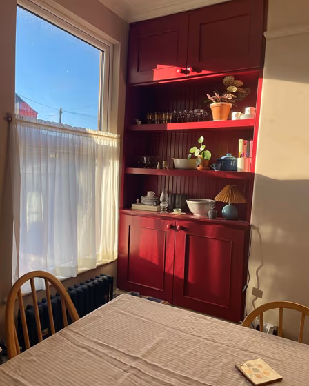 RAL Classic Purple red RAL 3004 painted furniture