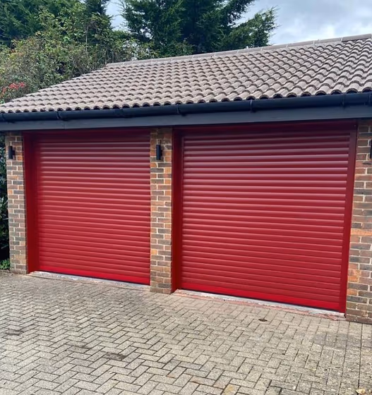 RAL Classic Purple red RAL 3004 roller garage doors