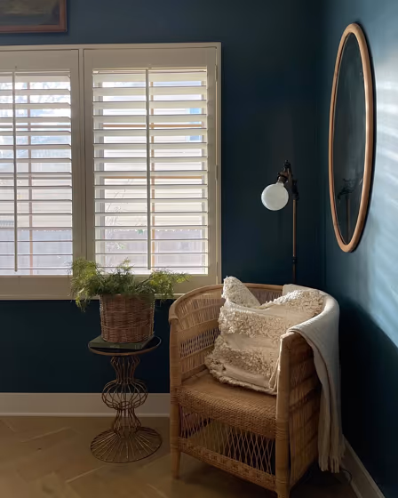 SW Rain Cloud cozy home office interior