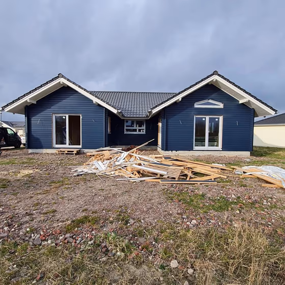 RAL Classic Grey Blue RAL 5008 exterior