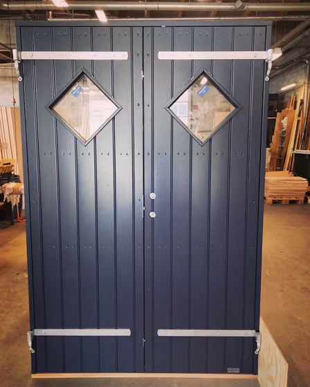 RAL Classic Grey Blue RAL 5008 door