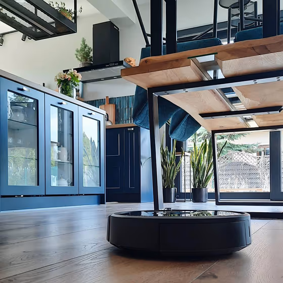 RAL Classic Grey Blue RAL 5008 kitchen cabinets