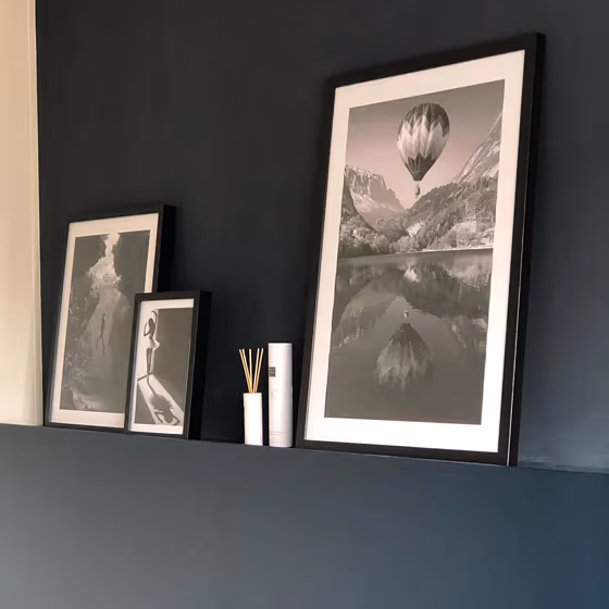 RAL Classic Grey Blue RAL 5008 bedroom