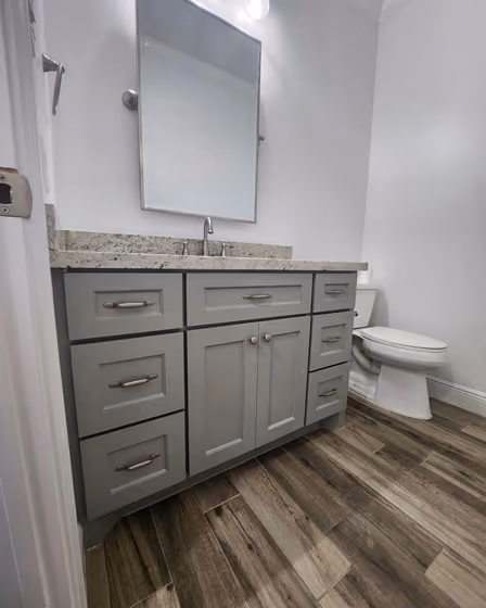 Sherwin Williams Rare Gray Bathroom Vanity