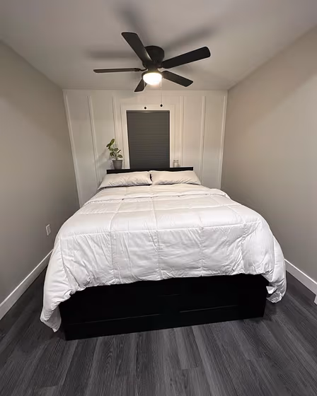 Sherwin Williams Repose Gray Bedroom