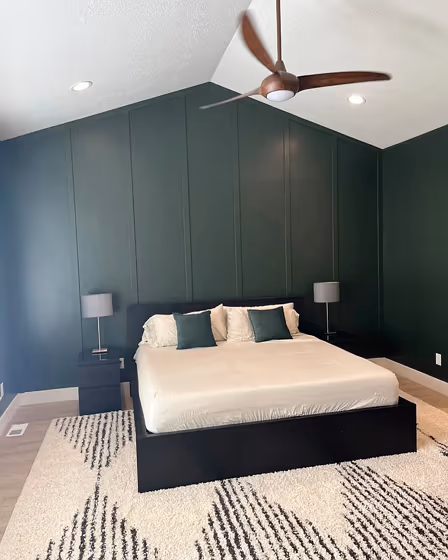 Sherwin Williams Ripe Olive bedroom color