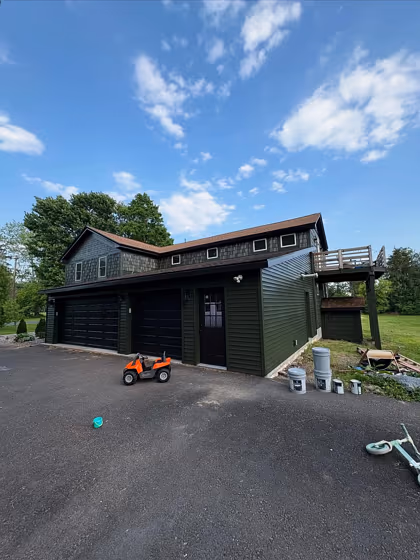 SW Ripe Olive house exterior paint review