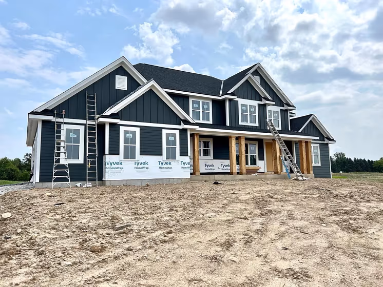 Sherwin Williams Rock Bottom house exterior