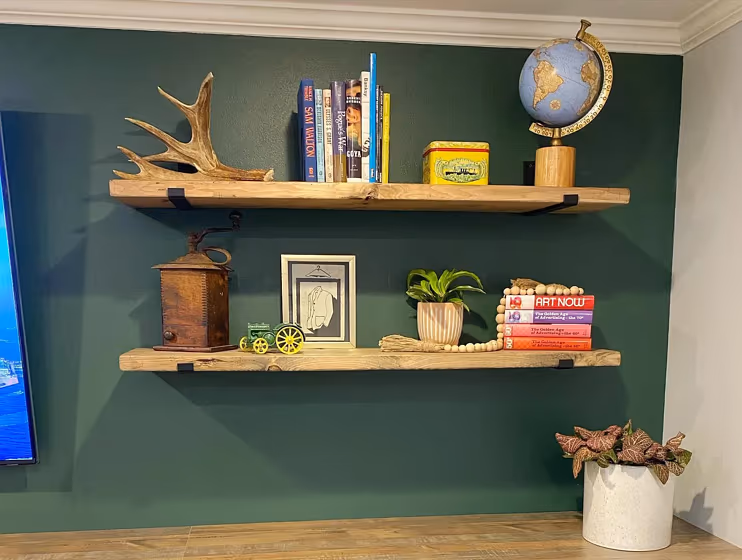 Sherwin Williams Rock Garden Living Room