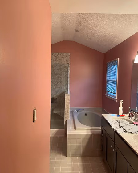 SW Rose Embroidery bathroom interior