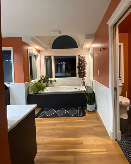 SW Roycroft Adobe bathroom review