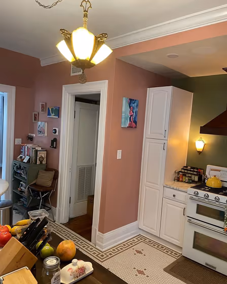 Sherwin williams roycroft rose kitchen paint