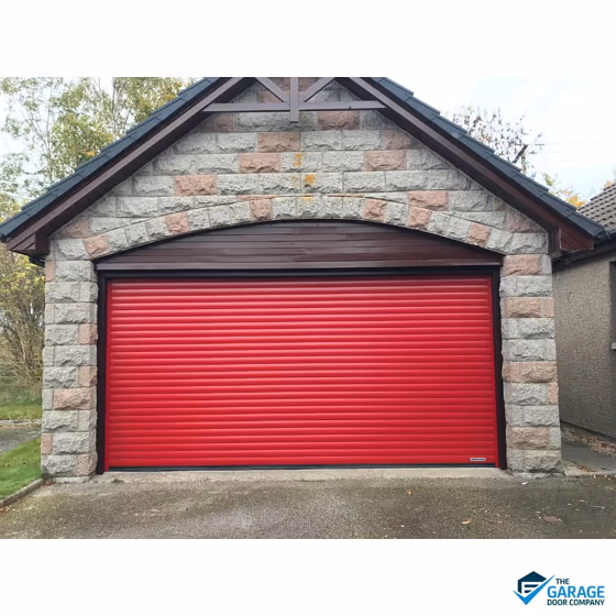 RAL Classic Ruby red RAL 3003 garage door