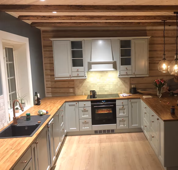 NCS S 2005-G10Y kitchen cabinets color