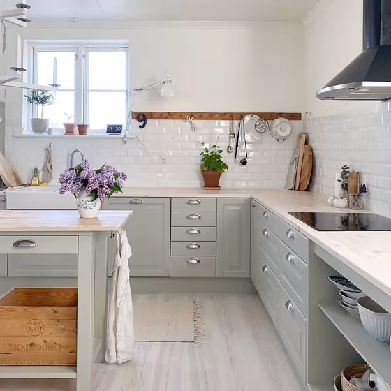 NCS S 3005-G80Y kitchen cabinets 