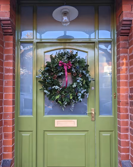 Farrow and Ball Sap Green 56 front door