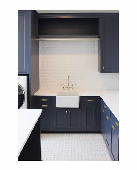 Sherwin Williams Sea Mariner Laundry Room