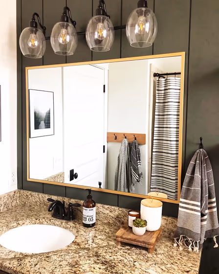 Sherwin Williams SW 6188 bathroom interior idea