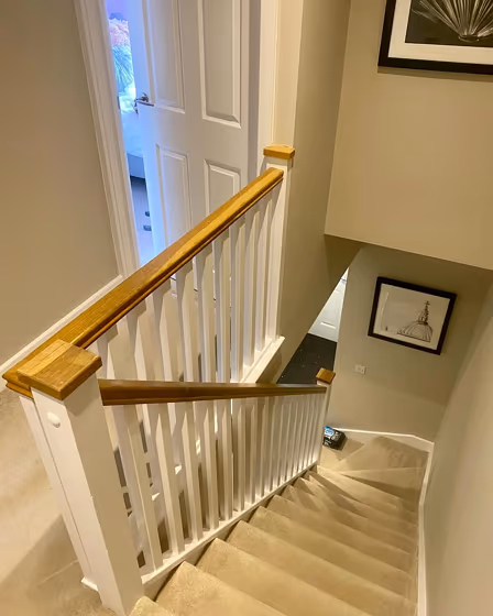 Dulux Knotted Twine stairs picture