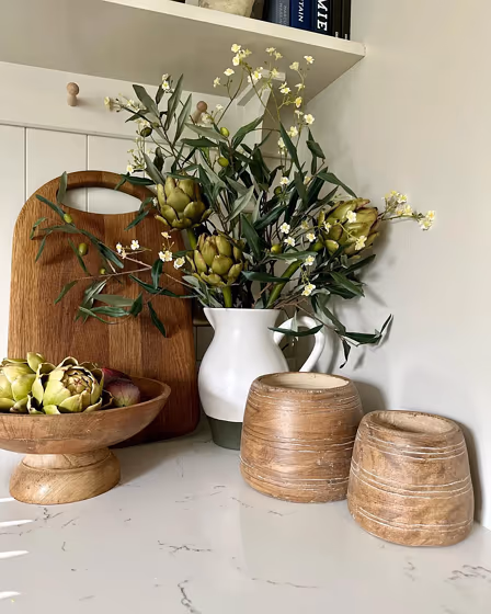 Farrow and Ball Shaded White 201 kitchen cabinets
